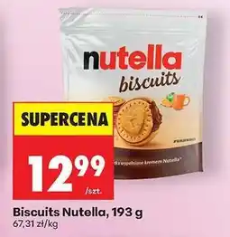 Biedronka Biscuits Nutella 193 g oferta