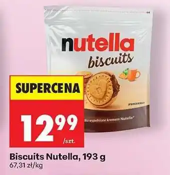 Biedronka Biscuits Nutella 193 g oferta
