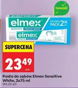 Biedronka Pasta do zębów Elmex Sensitive White, 2x75 ml oferta