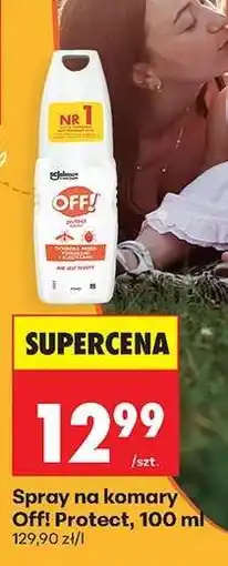 Biedronka Spray na komary Off! Protect, 100 ml oferta