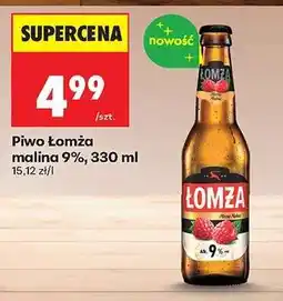Biedronka Piwo Łomża malina 9%, 330 ml oferta