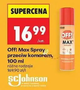 Biedronka Off! Max Spray przeciw komarom, 100 ml oferta