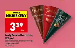 Biedronka Lody Marletto rożek 120 ml oferta