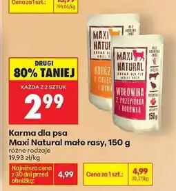 Biedronka Karma dla psa Maxi Natural małe rasy, 150 g oferta