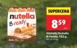 Biedronka Wafelki Nutella B-ready, 132 g oferta