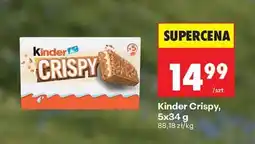 Biedronka Kinder Crispy, 5x34 g oferta