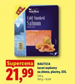 Lidl NAUTICA Łosoś wędzony na zimno, plastry, XXL oferta
