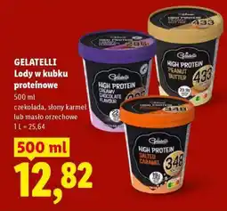 Lidl GELATELLI Lody w kubku proteinowe oferta
