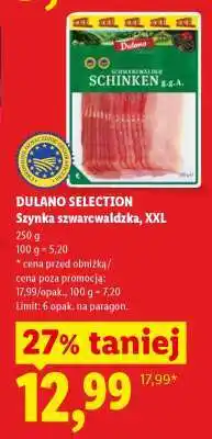Lidl Dulano Selection Szynka szwarcwaldzka, XXL oferta