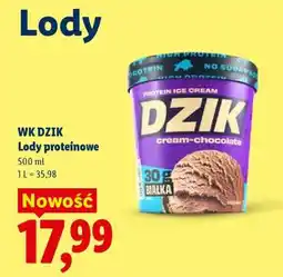 Lidl WK DZIK Lody proteinowe oferta