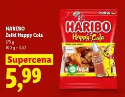 Lidl HARIBO Żelki Happy Cola oferta