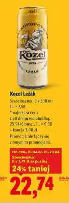 Lidl Kozel Ležák oferta