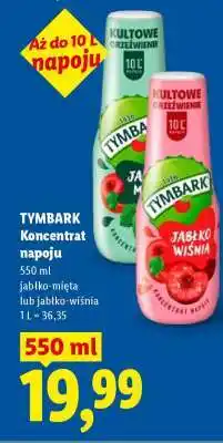 Lidl Tymbark Koncentrat napoju oferta