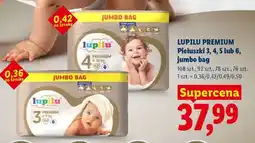 Lidl Lupilu Premium Pieluszki 3, 4, 5 lub 6, jumbo bag oferta