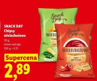 Lidl SNACK DAY Chipsy wielozbożowe oferta