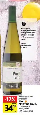 Wino pinot gris a.c. expert club