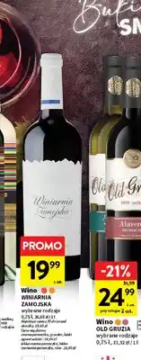 Intermarche Wino Old Gruzia wybrane rodzaje oferta