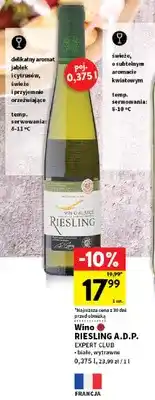 Intermarche Wino riesling a.d.p. expert club oferta