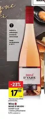 Intermarche Wino rosé d'anjou expert club oferta