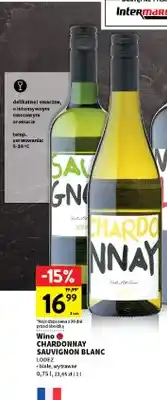 Intermarche Wino chardonnay sauvignon blanc lodez oferta