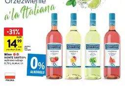 Intermarche Wino Monte Santi 0% wybrane rodzaje oferta