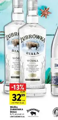 Intermarche Wódka żubrówka biała oferta