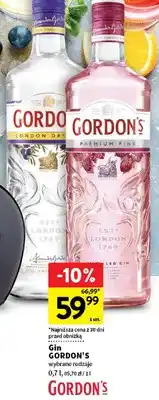 Intermarche Gin gordon’s wybrane rodzaje oferta