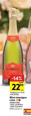 Intermarche Wino musujące cava brut monistrol oferta