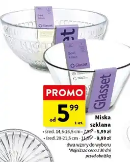 Intermarche Miska szklana śred. 14,5-16,5cm oferta