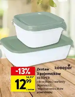 Intermarche Zestaw 3 pojemników oferta