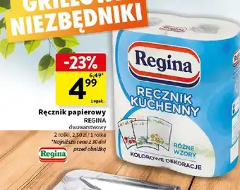 Ręcznik papierowy Regina dwuwarstwowy 2 rolki