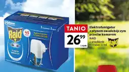 Intermarche Elektrofumigator z płynem owadobójczym przeciw komarom raid 1 urządzenie + 1 zapas oferta