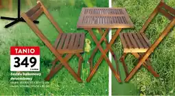 Intermarche Zestaw balkonowy dwuosobowy oferta