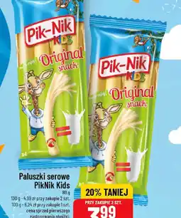 Polomarket Paluszki serowe PikNik Kids oferta