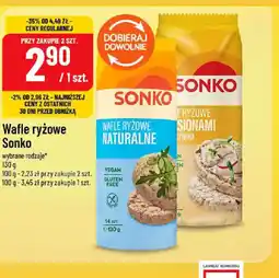 Polomarket Wafle ryżowe Sonko oferta
