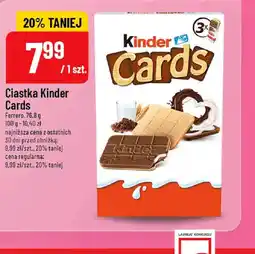 Polomarket Ciasteczka Kinder Cards oferta