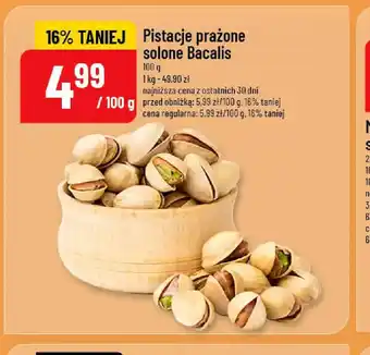 Polomarket Pistacje prażone solone Bacalis oferta