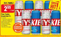 Polomarket Piwo Tyskie Gronie lub 0% oferta