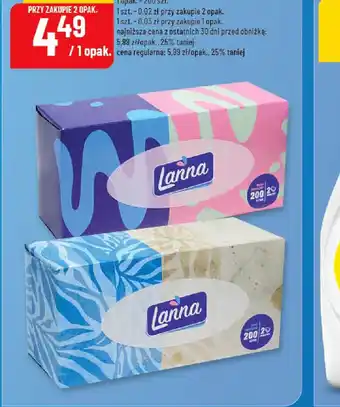 Polomarket Chusteczki uniwersalne Lanna oferta