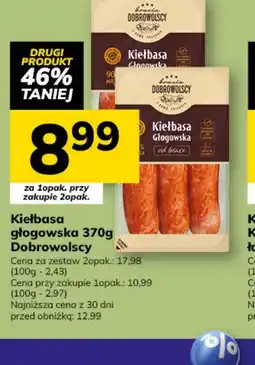 Hitpol Dobrowolscy Kiełbasa głogowska oferta
