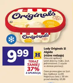 Hitpol Algida Lody Originals oferta