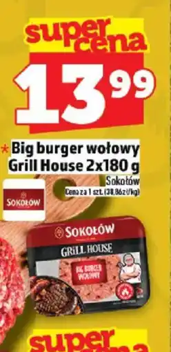 Topaz Sokołów Big burger wołowy oferta