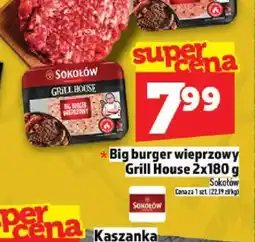 Topaz Sokołów Grill House Big burger wieprzowy oferta
