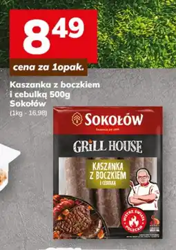 Hitpol Kaszanka z boczkiem i cebulką Sokołów oferta