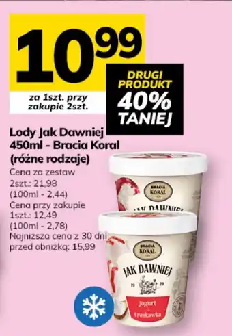 Bracia Koral Lody Jak Dawniej
