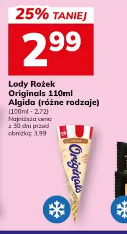 Hitpol Algida Lody Rożek Originals oferta