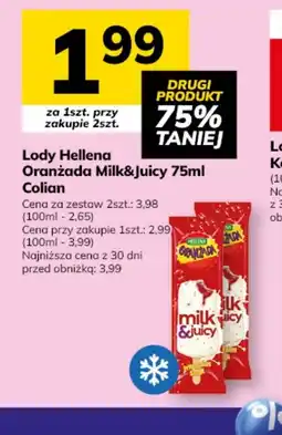 Hitpol Lody Helena Oranżada Milk&Juicy oferta