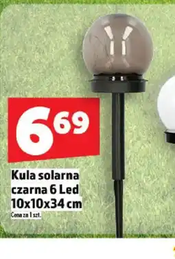 Topaz Kula solarna czarna 6 Led oferta