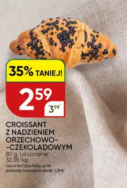Chata Polska Croissant z nadzieniem orzechowo-czekoladowym la lorraine oferta