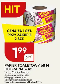 Chata Polska Papier toaletowy 68 m dobra nasza! oferta